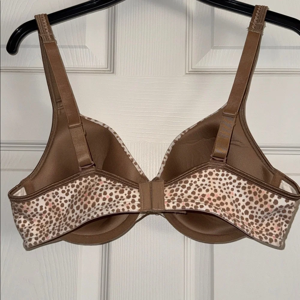 Playtex Brown and Cream Spotted Bra, size 38B, EUC - Picture 3 of 3